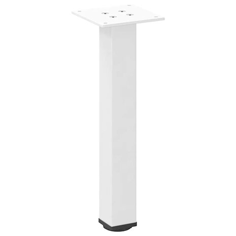 Salontafelpoten 4 st 30-32 cm staal wit 4