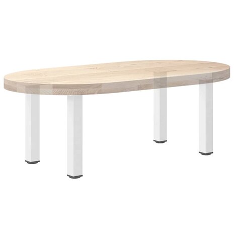 Salontafelpoten 4 st 30-32 cm staal wit 8