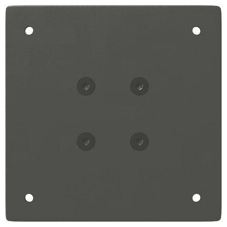 Salontafelpoten 4 st 30 cm staal antraciet 6