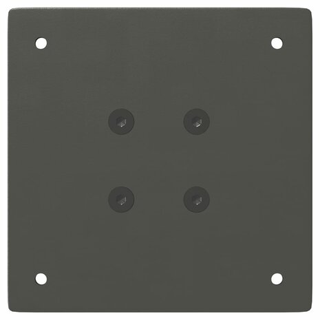 Salontafelpoten 4 st 42 cm staal antraciet 7