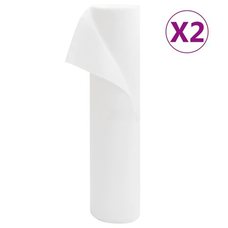 Vliesdoek voor planten 2 rollen 70 g/m² 50x1,6 m 1