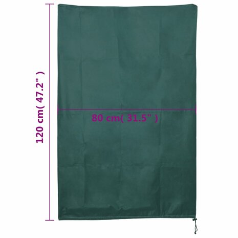Plantenhoezen met trekkoord 8 st 70 g/m² 0,8x1,2 m 9