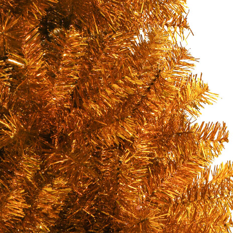 Kunstkerstboom met standaard 120 cm PET goudkleurig 4