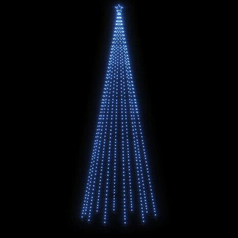 Kerstboom met grondpin 732 LED&apos;s blauw 500 cm 4
