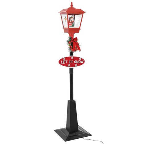 Straatlantaarn met kerstman LED 180 cm 2