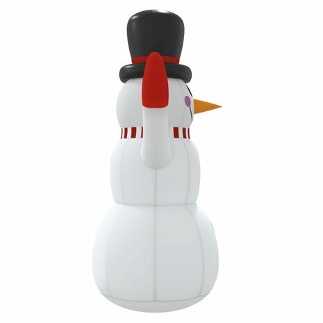 Sneeuwpop opblaasbaar met LED&apos;s 120 cm 5