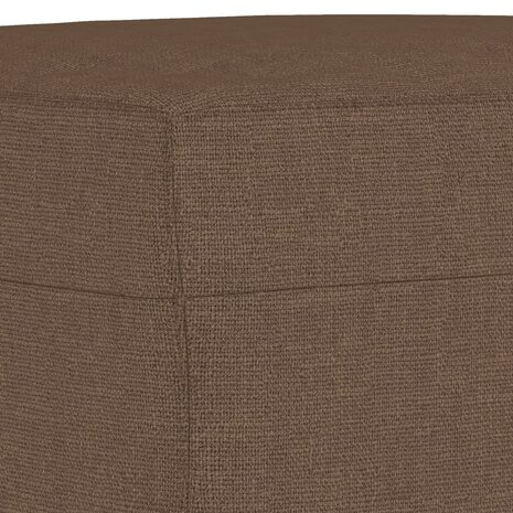 4-delige Loungeset met kussens stof bruin 7