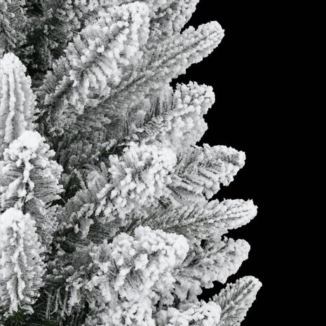 Kunstkerstboom met sneeuw 120 cm PVC en PE 6