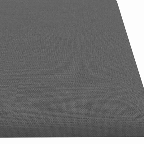 Wandpanelen 12 st 1,08 m² 60x15 cm stof lichtgrijs 6