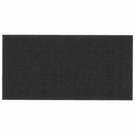 Wandpanelen 12 st 2,16 m² 60x30 cm stof zwart 3