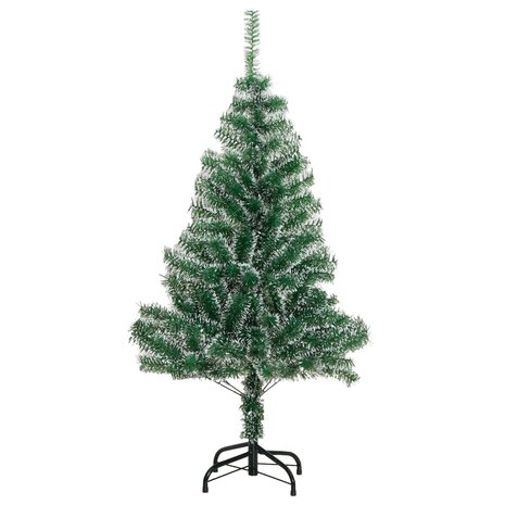 Kunstkerstboom met sneeuw 150 cm groen 2