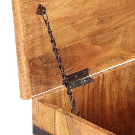 Opbergkist 90x40x40 cm massief acaciahout 8