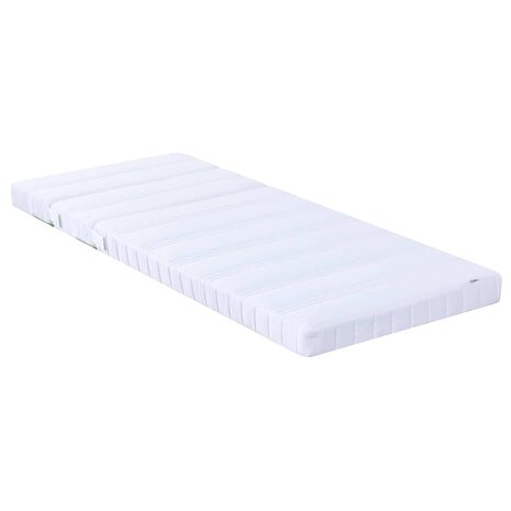 Schuimmatras Wit 80 x 200 cm Stof 2