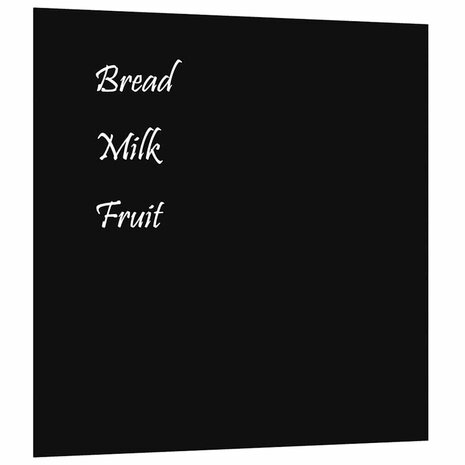 Magneetbord wandgemonteerd 60x60 cm gehard glas 2