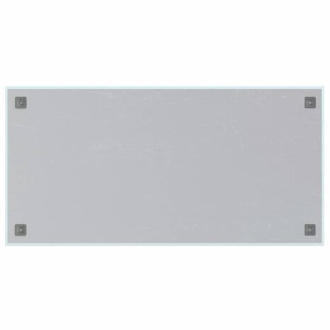 Magneetbord voor aan de wand 100x50 cm gehard glas wit 4