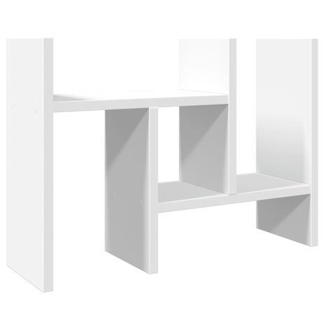 Bureau organiser 34,5x15,5x35,5 cm bewerkt hout wit 2