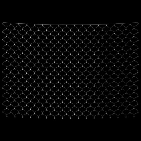 Kerstnetverlichting 306 LED&apos;s binnen en buiten 3x3 m koudwit 4