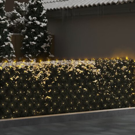 Kerstnetverlichting 544 LED&apos;s binnen en buiten 4x4 m warmwit 3