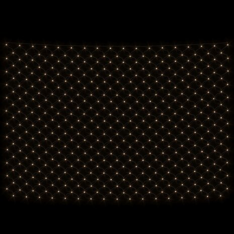 Kerstnetverlichting 544 LED&apos;s binnen en buiten 4x4 m warmwit 4