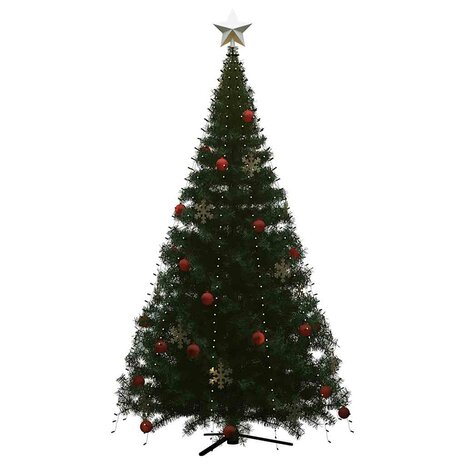 Kerstboomverlichting met 500 LED&apos;s koudwit binnen/buiten 500 cm 4