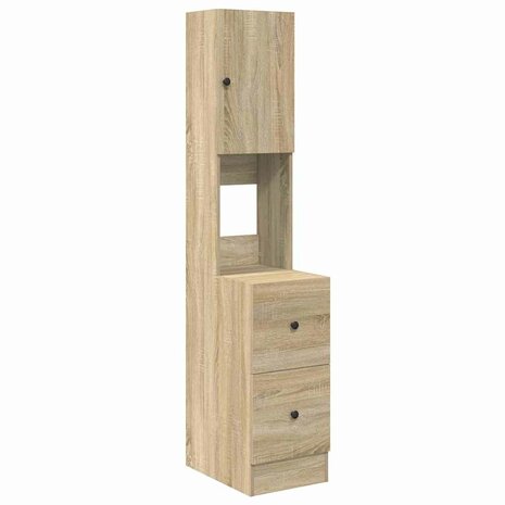 Keukenkast met lade Beige 35 x 50 x 180 cm Bewerkt hout 2