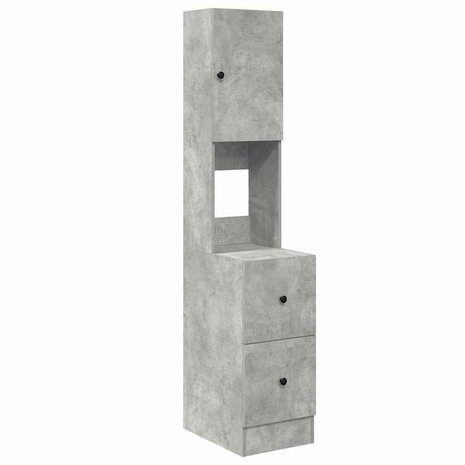 Keukenkast met lade Grijs 35 x 50 x 180 cm Bewerkt hout 2