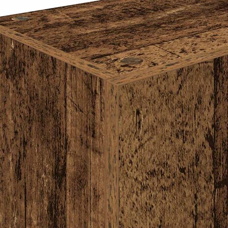 Keukenkast met lade met plank met opslag Oud hout Bewerkt hout 9