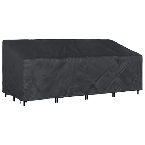 Tuinbankhoes Zwart 220 x 100 x 89 cm 210D oxford stof 3