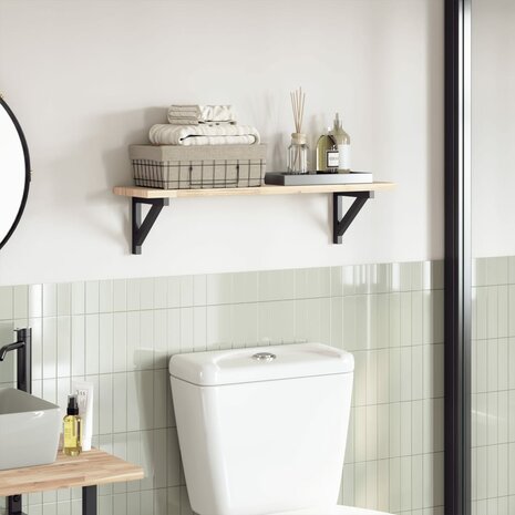 Tafelblad rechthoekig 80x20x2 cm massief acaciahout 1