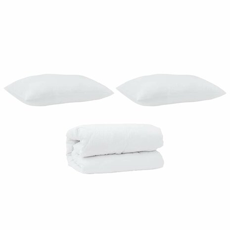 All-season dekbed Anders met kussen Wit 140 x 220 cm Microfibre 2