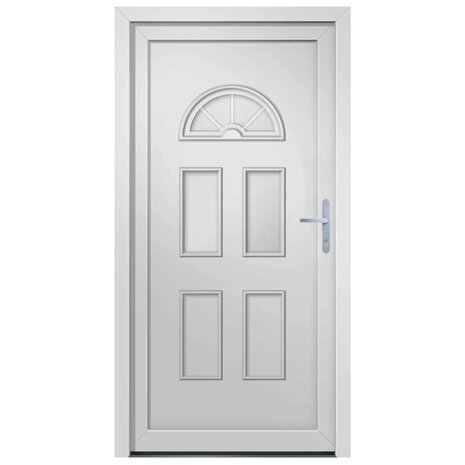 Voordeur 88x200 cm PVC wit 3