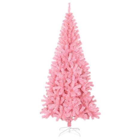Kunstkerstboom met standaard 180 cm PVC roze 3