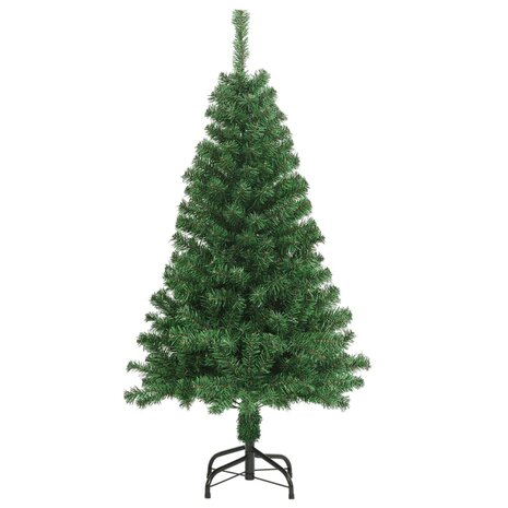 Kunstkerstboom met dikke takken 120 cm PVC groen 2