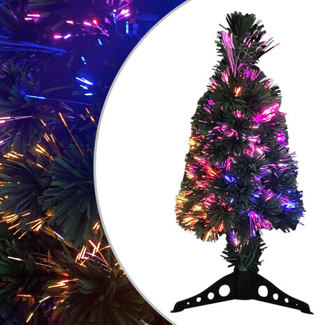 Kunstkerstboom met standaard smal 64 cm glasvezel 1