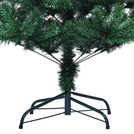 Kunstkerstboom met decoratieve touwlichten Groen 150 cm PVC 8