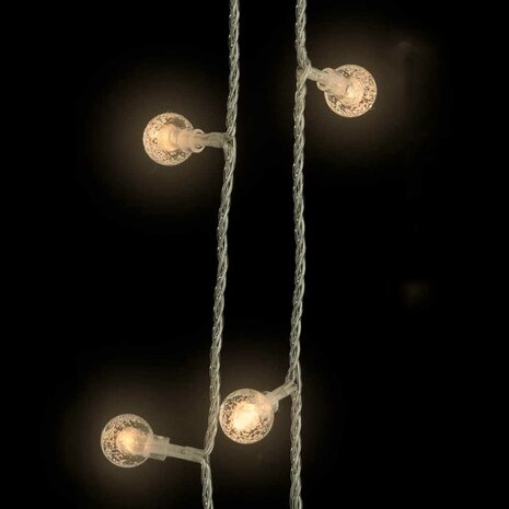 Lichtsnoer met 200 LED&apos;s 8 functies warmwit 20 m 7