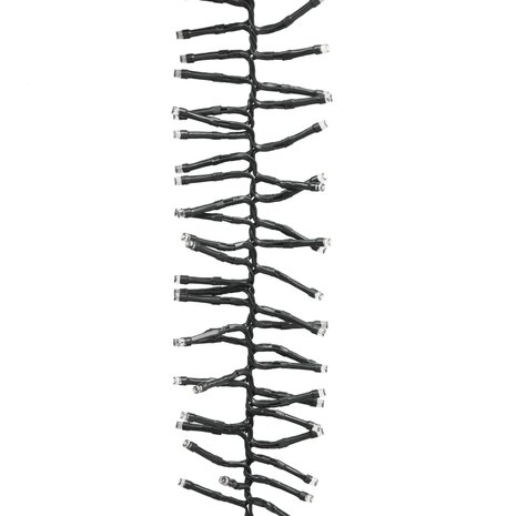 Lichtslinger cluster met 400 LED&apos;s warmwit 7,4 m PVC 6