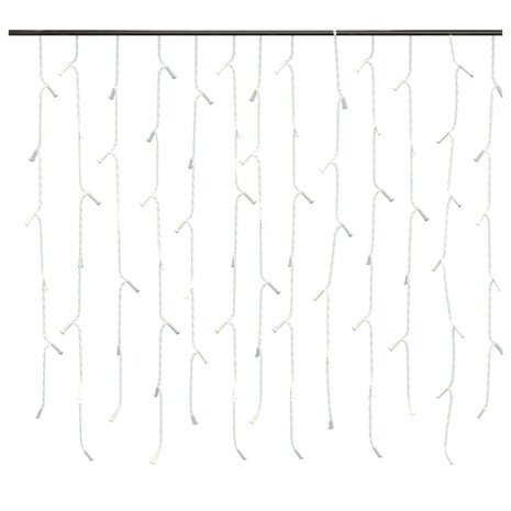 Lichtgordijn met 400 LED&apos;s en 8 functies 10 m blauw 3