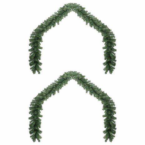 Kerstslinger 2 pcs Groen 40 m PVC 4