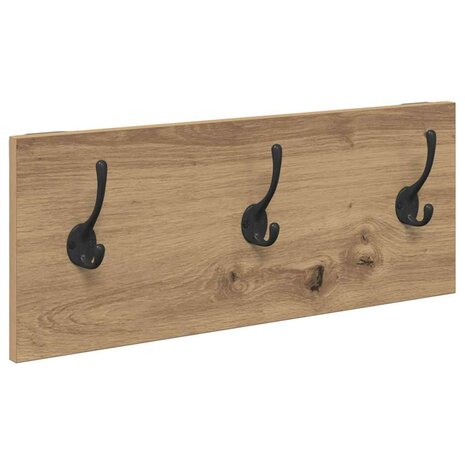 Halmeubelset 4 pcs Zwart eiken 90 x 31 x 46.5 cm Bewerkt hout 6