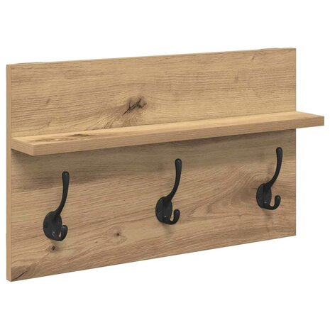 Halmeubelset 4 pcs Zwart eiken 90 x 31 x 46.5 cm Bewerkt hout 7