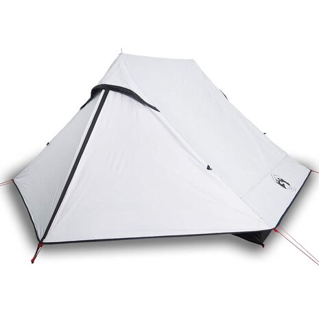Tent 2-persoons waterdicht verduisterend stof wit 2