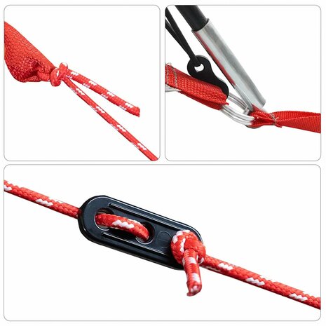 Tent met dak Blauw 268 x 240 x 191 cm Polyester 8