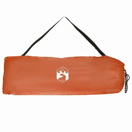Tent met dak Anders Grijs en Oranje en Zwart 9