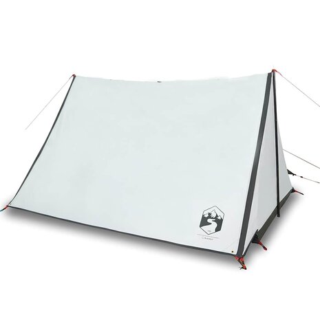 Tent 2-persoons waterdicht verduisterend stof wit 2