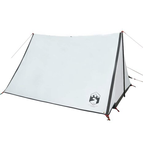 Tent 2-persoons waterdicht verduisterend stof wit 4