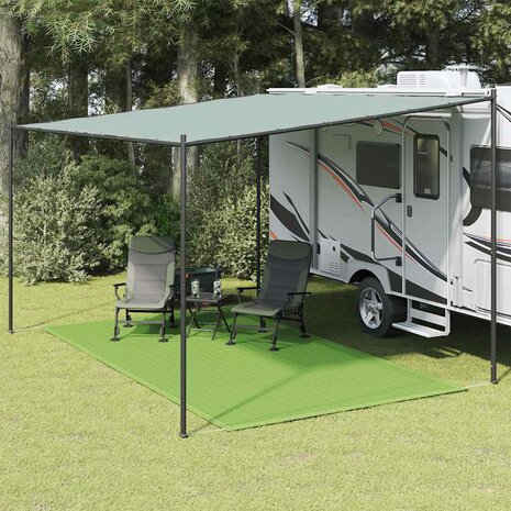 Tenttapijt 250x350 cm HDPE lichtgroen 1