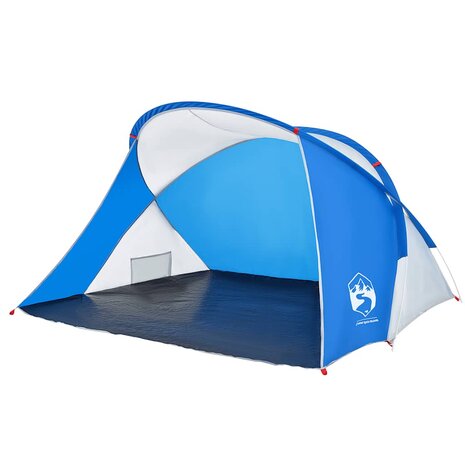 Strandtent 2-persoons pop-up waterdicht azuurblauw 2