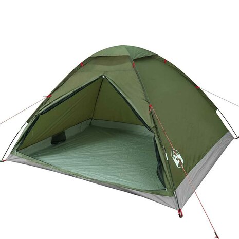 Koepeltent 4-persoons waterdicht olijfgroen 4