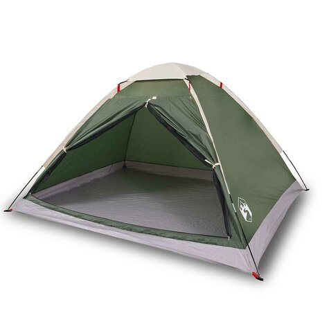 Koepeltent 4-persoons waterdicht groen 2